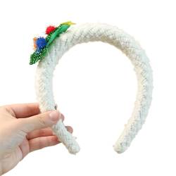 Festliches Stirnband Weihnachtsbaum Kopfbedeckung Glitzer Haarreif für Halloween Weihnachten Kopfschmuck Party Supplies von seluluory