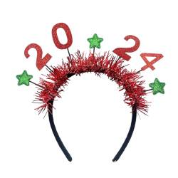 Neujahrs-Kopfschmuck, Kopfbedeckung für Mädchen und Frauen, Hochzeit, Festival, Urlaub, Weihnachten, Neujahr, Haarschmuck von seluluory