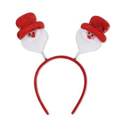 Weihnachten Thema Stirnband Bowknot Schneemann Hairhoop Party Requisiten Zubehör Festival Party Haarband Urlaub Kopfbedeckung von seluluory