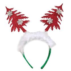 Weihnachtsbaum Haarreifen Weihnachten Schneeflocke Stirnband Weihnachtsbaum Stirnband Weihnachten Haarband Neujahr Haarreif von seluluory