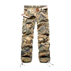 semen Herren Camouflage Hose Military Hose Cargo Hose Herren Armee Camo Vintage Regular Fit Freizeithose Pant von semen