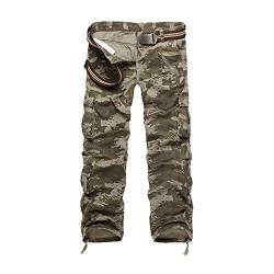 semen Herren Camouflage Hose Military Hose Cargo Hose Herren Armee Camo Vintage Regular Fit Freizeithose Pant von semen