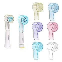seplouis Abdeckung für elektrischen Zahnbürstenkopf, kompatibel mit Oral b & iO Elektrischer Zahnbürstenkopf, Mehrfarbig, 6er-Pack von seplouis