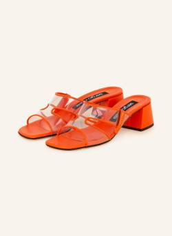 Sergio Rossi Mules orange von sergio rossi