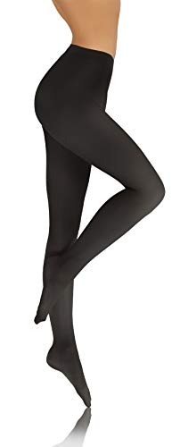 sesto senso Damen Strumpfhose Graphit Bunte 40 DEN Blickdicht Microfaser 2 XS-S Graphit von sesto senso