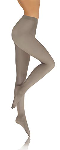 sesto senso Damen Strumpfhose Grau Bunte 40 DEN Blickdicht Microfaser 3 M Grigio von sesto senso