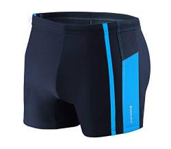 sesto senso Herren Badehose Eng Schwimmhose Enganliegende Bademode Swimming Shorts BD 364 3XL Blau von sesto senso