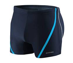 sesto senso Herren Badehose Eng Schwimmhose Enganliegende Bademode Swimming Shorts BD 366 3XL Blau von sesto senso