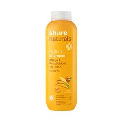 share naturals Shampoo Hydrate 250 ml – Haarshampoo spendet ein Hygieneprodukt an einen Menschen in Not – vegane Naturkosmetik ohne Silikone, 291.0 grams von share