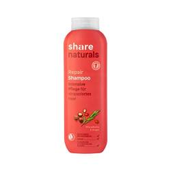 share naturals Shampoo Repair 250 ml – Haarshampoo spendet ein Hygieneprodukt an einen Menschen in Not – vegane Naturkosmetik für strapaziertes Haar – ohne Silikone von share