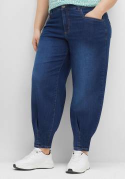 Große Größen: Mom-Jeans OLIVIA in Five-Pocket-Form, blue Denim, Gr.48 von sheego