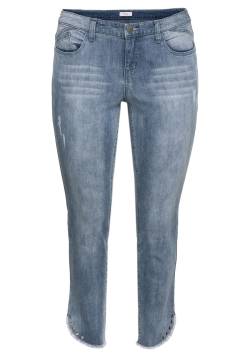 Große Größen: Stretch Jeans SUSANNE in Ankle-Länge, blue Denim, Gr.44 von sheego