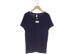 sheego Damen T-Shirt, marineblau von sheego