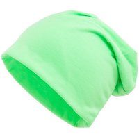 shenky Jerseymütze neon grüne Mütze Beanie Damen Beanie Herren (Fasching, neongrüne Chemomütze) Karneval von shenky