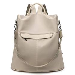 shepretty Damen Rucksack Anti Diebstahl Umhängetasche Hohe Qualität Leder, B0299-KQ-new von shepretty