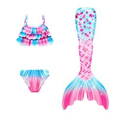 shepretty Meerjungfrau Schwanz mit Bikini-Set für Mädchen Schwimmen Kostüme Cosplay,wpM8,110 von shepretty