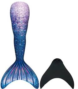 shepretty meerjungfrauenflosse mädchen Neuer Mermaid Tail Badeanzug für Erwachsene und Kinder, daheijcka24, M von shepretty