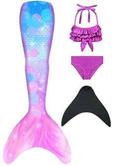 shepretty meerjungfrauenflosse mädchen Neuer Mermaid Tail Badeanzug für Erwachsene und Kinder,R2XIAO-130 von shepretty