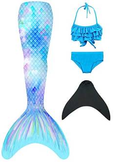 shepretty meerjungfrauenflosse mädchen Neuer Mermaid Tail Badeanzug für Erwachsene und Kinder,xiao-R4-110 von shepretty