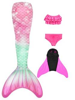 shepretty meerjungfrauenflosse mädchen Neuer Mermaid Tail Badeanzug für Erwachsene und Kinder,xiaofen-R1-140 von shepretty