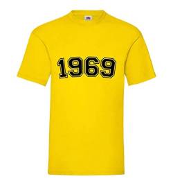 1969 Männer T-Shirt Gelb L von shirt84