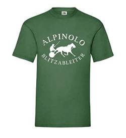 Alpinolo auf Blitzableiter Männer T-Shirt Flaschengrün XXL von shirt84