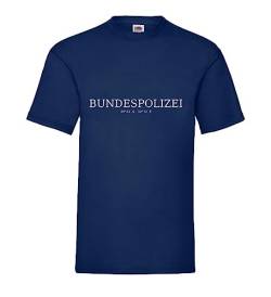 Bundespolizei Koordinaten Männer T-Shirt Navy XL von shirt84