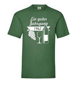 EIN guter Jahrgang 1962 Männer T-Shirt Flaschengrün XXL von shirt84