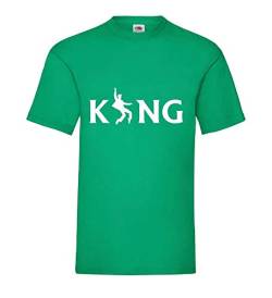Elvis Dance The King Männer T-Shirt Grün XL von shirt84