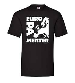 Europameister Deutschland 2012 Euro Männer T-Shirt Schwarz XXL von shirt84