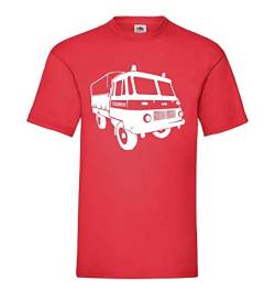 Feuerwehr Robur LO Männer T-Shirt Rot M von shirt84