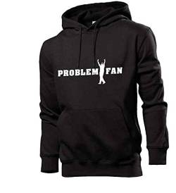 Generisch Fußball Problemfan Männer Hoodie Sweatshirt Schwarz M von shirt84