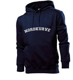 Generisch Nordkurve Männer Hoodie Sweatshirt Navy 3XL von shirt84