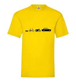 Mobile DDR Evolution Männer T-Shirt Gelb XXL von shirt84