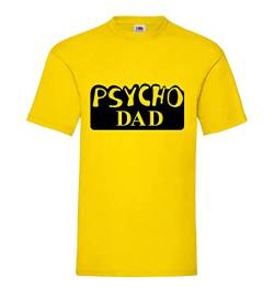 Psycho Dad Al Bundy Männer T-Shirt Gelb XL von shirt84