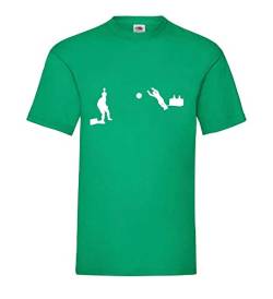 TIPP Kick Torschuß Männer T-Shirt Grün XXL von shirt84