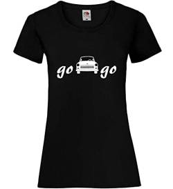 go Trabi go Frauen Lady-Fit T-Shirt Schwarz M von shirt84