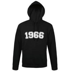 shirt84 1966 Männer Kapuzen Hoodie Schwarz XXL von shirt84