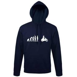 shirt84 Evolution Simson Schwalbe Männer Kapuzen Hoodie Navy L von shirt84