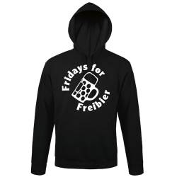 shirt84 Fridays for Freibier Männer Kapuzen Hoodie Schwarz L von shirt84