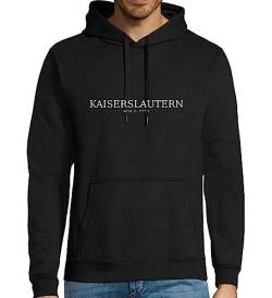 shirt84 Kaiserslautern Koordinaten Männer Kapuzen Hoodie Schwarz M von shirt84