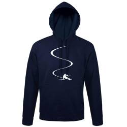 shirt84 Skikurven Männer Kapuzen Hoodie Navy S von shirt84