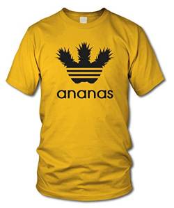 Ananas - Fun T-Shirt - Gelb - Größe XL von shirtloge