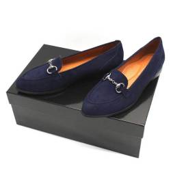 Loafer Blau von shoes4gentlemen