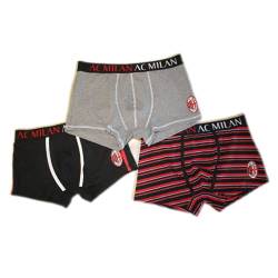 6 Boxershorts für Herren, AC Milan, offizielles Produkt MI11050, rot, S von siciem