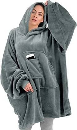Blanket Übergroße tragbare Decke - Anziehen Soft Giant Decken Soft Warm Giant Fronttasche für Erwachsene von sigando