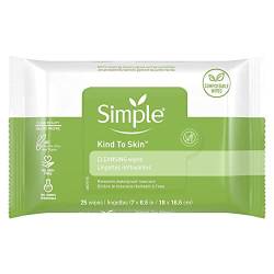 Simple Cleansing Facial Wipes 25 Each (Pack of 3) by Simple von simple