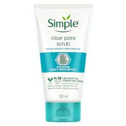 Simple Daily Skin Detox Clear Pore Scrub, 150 ml von simple