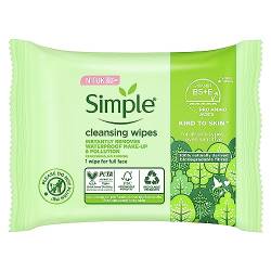 Simple Simple Face Wipes Cleansing 7s von simple