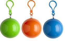 sinsey 3er Set Poncho Notfall-Poncho Regencape Regenponcho (apfelgrün - orange - blau) von sinsey